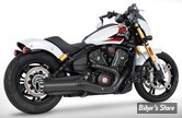 SILENCIEUX -  FREEDOM PERFORMANCE - INDIAN SCOUT 2025UP - INDIAN SCOUT 4" SLIP-ONS - CORPS : NOIR / EMBOUT SCULPTED : NOIR EAGLE - IN00561