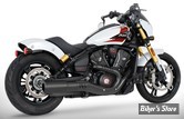 SILENCIEUX -  FREEDOM PERFORMANCE - INDIAN SCOUT 2025UP - INDIAN SCOUT 4" SLIP-ONS - CORPS : NOIR / EMBOUT SCULPTED : NOIR STRAIGHT - IN00591
