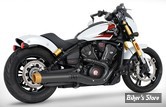 SILENCIEUX -  FREEDOM PERFORMANCE - INDIAN SCOUT 2025UP - INDIAN SCOUT 4" SLIP-ONS - CORPS : NOIR / EMBOUT SOLID : GOLD EAGLE - IN00580