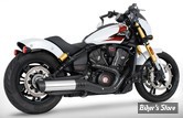 SILENCIEUX -  FREEDOM PERFORMANCE - INDIAN SCOUT 2025UP - INDIAN SCOUT 4" SLIP-ONS - CORPS : CHROME / EMBOUT SOLID  : NOIR LIBERTY - IN00562