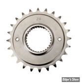 - PIGNON DE SORTIE DE BOITE 24 DENTS - DYNA / SOFTAIL / TOURING 06UP - DEPORT : 0.750" (19.05mm)