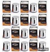 - FILTRE A HUILE - TWIN CAM 99UP / M8 17UP - ZODIAC - TYPE : QUALITE TWIN CAM - CHROME - 63731-99 / 63798-99 - LES 10 PIECES