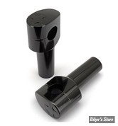 RISERS ZODIAC / CROSS BLADE - RISERS ZODIAC - FUSION OVAL CONIQUE - CROSS BLADE - HAUTEUR : 4" (100MM) - NOIR
