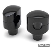 RISERS ZODIAC / SMOOTHIE - RISERS ZODIAC - FUSION OVALE - LISSE - HAUTEUR : 2" (50MM) - NOIR 
