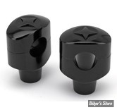 RISERS ZODIAC / LONE STAR - RISERS ZODIAC - OVALE FUSION - LONE STAR - HAUTEUR : 2" (50MM) - NOIR