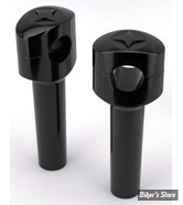 RISERS ZODIAC / LONE STAR - RISERS ZODIAC - OVALE FUSION - LONE STAR - HAUTEUR : 5" (127MM) - NOIR
