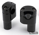 RISERS - HAUTEUR : 83MM / 2 1/4" - RISERS AVEC DÉPORT 12 MM - ZODIAC - NOIR