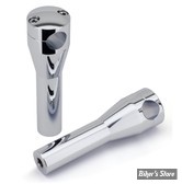 RISERS - HAUTEUR : 150MM / 6"- RISERS ZODIAC EN ALUMNIUM - BILLET ALUMINUM RISER SET - CHROME
