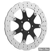 ECLATE DF - PIECE N° 01 - DISQUE FLOTTANT 11.5" - OEM 44156-00 - ALESAGE INTERNE / 56.20MM - RICK'S MOTORCYCLES - WAVE  DESIGN - MODÈLE : SEVEN SIN - NOIR - 20-W300292-F