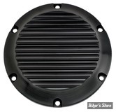 ECLATE I - PIECE N° 07 - COUVERCLE D EMBRAYAGE - SPORTSTER 04UP - JOKER MACHINE - RACING - NOIR RAINURE - 10-690-1