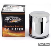 FILTRE A HUILE - V-ROD 02UP - ZODIAC - 10 MICRONS - CHROME -  OEM 63793-01/K