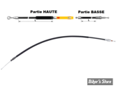 CABLE D'EMBRAYAGE MILWAUKEE EIGHT  - TOURING 2021UP - OEM 37200437 - LONGUEUR : 00.00 CM - NOIR - ZODIAC