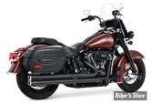 -  ECHAPPEMENT THORCAT / FREEDOM PERFORMANCE - SOFTAIL 87/99 - INDEPENDENCE LG - NOIR / EMBOUTS : CHROME - HOMOLOGUÉ ECE