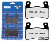 PLAQUETTES SOFTAIL 2015UP / XR 1200 08/12 -  AVANT - OEM 41300102 / 42739-08 - LYNDALL BRAKES - XTREME - 8181-X