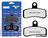 - PLAQUETTES - SOFTAIL / DYNA  - 44082-08 / 46363-11 - LYNDALL BRAKES - XTREME - 7256-X