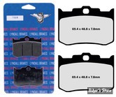 - PLAQUETTES DE FREIN ARRIERE / AVANT - OEM 2201170 / 2201171 / 50-061 - INDIAN 02/08 - LYNDALL BRAKES - XTREME - 7182-X