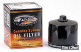 FILTRE A HUILE - SPORTSTER 80/84 ET FL/FX 82/84 - ZODIAC - TYPE : STOCK 30 MICRONS - 63782-80 ET 63810-80A - NOIR AVEC ECROU - LA PIÈCE