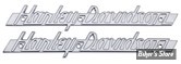 - EMBLÈMES DE RÉSERVOIR - 51/54 - OEM  61773-51 / 61775-51 / 61774-51T - CHROME