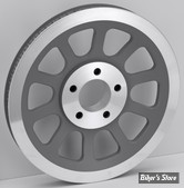- 66 DENTS / 20MM - POULIE ARRIÈRE - OEM 37711-07 / 37710-07 - SOFTAIL 07/11 -  OEM TYPE - SILVER - ZODIAC