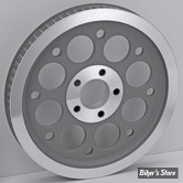 - 66 DENTS / 20MM - POULIE ARRIÈRE - OEM 37711-07 / 37710-07 - SOFTAIL 07/11 -  OEM TYPE - SILVER - ZODIAC