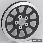 - 66 DENTS / 1" - POULIE ARRIÈRE - OEM 40114-07 - DYNA 07/17 -  OEM TYPE - NOIR / USA - ZODIAC