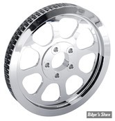 - 70 DENTS / 1 1/8" - POULIE ARRIÈRE - CUSTOM TYPE - BIGTWIN 00/06 - DESIGNER - ZODIAC - CHROME