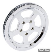 65 DENTS / 20mm - POULIE ARRIÈRE - CUSTOM TYPE - BIGTWIN 00/06 - ZODIAC - CHROME