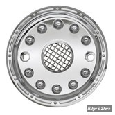 INSERT DE POULIE AVANT - V-TWIN - SPORTSTER 04/22 - ZODIAC - CHROME