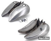 RESERVOIR D'ESSENCE - 5.8 GALLONS - SOFTAIL 1984/1999 - ALLONGÉ DE 2" / EN DEUX PARTIES - CAPACITE : 5.8 GALLONS - BOUCHONS 1/4 DE TOUR AFFLEURANT A SERRURE COMPRIS