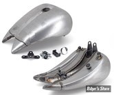 RESERVOIR D'ESSENCE - 4.2 GALLONS - SOFTAIL 1984/1999 - ALLONGÉ DE 4" / EN UNE PARTIE - CAPACITE : 4.2 GALLONS - BOUCHONS POP UP CHROME