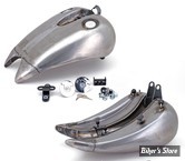 RESERVOIR D'ESSENCE - 4.2 GALLONS - SOFTAIL 1984/1999 - ALLONGÉ DE 4" / EN UNE PARTIE POUR CONSOLE- CAPACITE : 4.2 GALLONS - BOUCHONS 1/4 DE TOUR AFFLEURANT COMPRIS