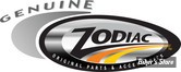 - FRANCE - SUPPORT DE PLAQUE D IMMATRICULATION ZODIAC : Support NOIR uniquement