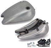 RESERVOIR D'ESSENCE - 4.0 GALLONS / 15.10 LITRES - SPORTSTER 82/03 - OEM 00000-00 - SPORT-BOB RALLONGE DE 2" - BOUCHON A VIS DOUBLE