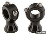RISERS BILTWELL STYLE - HAUTEUR :  45MM - RISERS - BILTWELL STYLE - SLIMLINE /  Speed Freak - NOIR BRILLANT