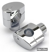 RISERS ZODIAC / LONE STAR - RISERS ZODIAC - OVALE CONIQUE FUSION - LONE STAR - HAUTEUR : 2" (50MM) - CHROME