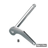DOC A / PIÈCE N° 90 - LEVIER DE SELECTION INTERNE - FXR 84/94 - OEM 34621-84 - CHROME