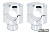 RISERS POUR GUIDON DE Ø 38MM / 1" 1/2 - HAUTEUR : 43MM / 1"67 - RISERS EN ALUMINIUM USINE POUR GUIDONS 1 1/2"