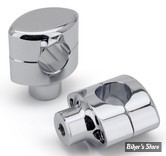 RISERS Ø 32MM / 1"1/4 - HAUTEUR  42MM / 1.67" - RISERS INFINITY POUR GUIDONS EN 1 1/4" - CHROME