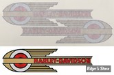   AUTOCOLLANT DE RÉSERVOIR - Autocollants (OEM 61773-36 & 61775-36 ) - TOUS MODELES 36/39 - BRONZE / ROUGE / GRIS - LA PAIRE-