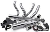  ECHAPPEMENT MCJ REGLABLE - SOFTAIL MILWAUKEE EIGHT FLFB / FLSTFI 2025UP - ROYAL 100 - FINITION : CHROME