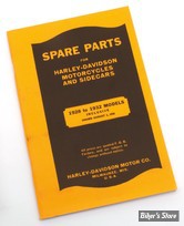 CATALOGUE DE PIECES DETACHEES - 1928/1932 - V-TWIN & SIDE CAR - 1928/1932 - SAMWEL - 1600507
