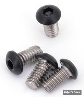 KIT VIS DE FIXATION DE PHARE - OEM 10200032 - SOFTAIL M8 FXBR/S - Screws4Bikes - NOIR MAT