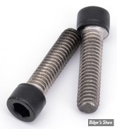 KIT VIS DE FIXATION DE PHARE - OEM 12600003 - SOFTAIL M8 FXFB/S - Screws4Bikes - NOIR BRILLANT - LP.HD.2.sw