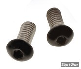 KIT VIS DE FIXATION DE PHARE - OEM 4613 - SOFTAIL M8 FXBR/S - Screws4Bikes - NOIR BRILLANT - LP.HD.3.sw