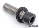 VIS DE PROTÈGE-COURROIE - OEM 2708A / 6702 - SPORTSTER 04/22 - NOIR MAT 