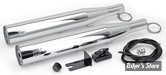  SILENCIEUX MCJ REGLABLE - SOFTAIL FXST 00/06 - EC - 2 EN 2 ROYAL 80 - FINITION : CHROME