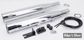  SILENCIEUX MCJ REGLABLE - SOFTAIL FLSTF / FXSTD 04/06 - EC - 2 EN 2 ROYAL 80 - FINITION : CHROME