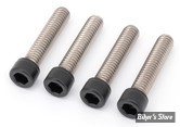 VISSERIE DE PLATINE DE RISERS - OEM 4816A - 5/16-18 X 1 1/2" UNC - SCREWS4BIKES - INOX / NOIR MAT -  LK.HD.5.swm