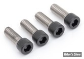 VISSERIE DE PLATINE DE RISERS - OEM 3494A - 5/16-18 X 7/8" UNC - SCREWS4BIKES - NOIR MAT - LK.HD.2.swm