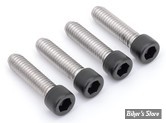 VISSERIE DE PLATINE DE RISERS - OEM 3210A - 5/16-18 x 1 1/4" UNC - SCREWS4BIKES - NOIR MAT - LK.HD.3.swm